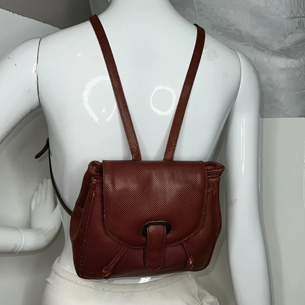 Bottega Veneta Mini Leather Backpack Bag
